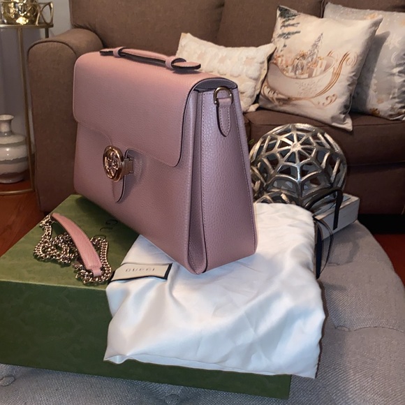 Gucci Large Interlocking Chain Leather Shoulder Bag - Picture 4 of 16